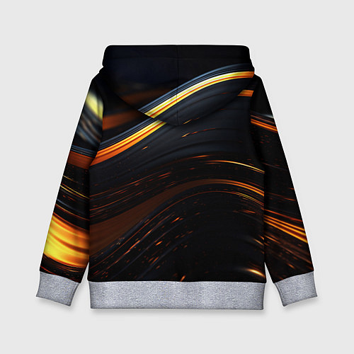 Детская толстовка Cyberpunk 2077 phantom liberty black gold logo / 3D-Меланж – фото 2