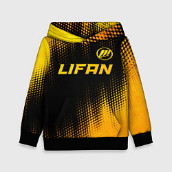 Детская толстовка Lifan - gold gradient: символ сверху