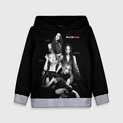 Толстовка-худи детская Blackpink girl group, цвет: 3D-меланж