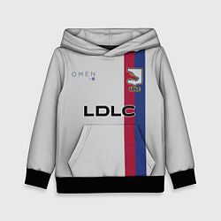 Толстовка-худи детская LDLC OL форма, цвет: 3D-черный