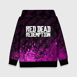 Толстовка-худи детская Red Dead Redemption pro gaming: символ сверху, цвет: 3D-черный