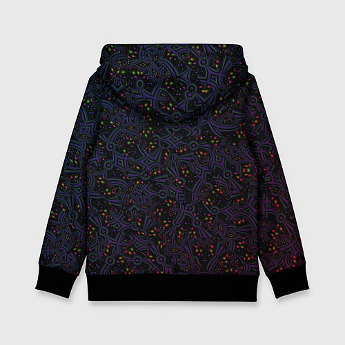 Детская толстовка Мегагалактика / 3D-Черный – фото 2