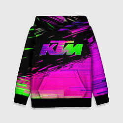 Толстовка-худи детская KTM Freeride, цвет: 3D-черный