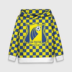 Толстовка-худи детская Ростов Футбольный Клуб, цвет: 3D-белый