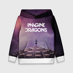 Толстовка-худи детская Imagine Dragons обложка альбома Night Visions, цвет: 3D-белый