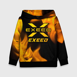 Толстовка-худи детская Exeed - gold gradient, цвет: 3D-черный