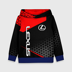 Толстовка-худи детская Lexus - red sportwear, цвет: 3D-синий