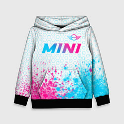 Детская толстовка Mini neon gradient style: символ сверху