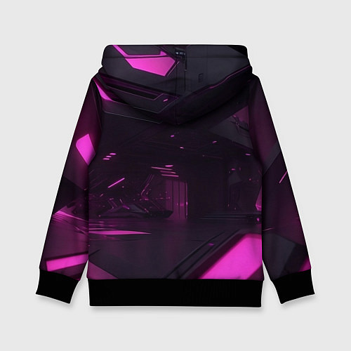 Детская толстовка Киберпространство / 3D-Черный – фото 2