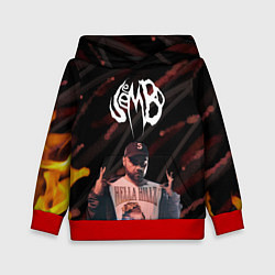 Толстовка-худи детская Jeembo - hella hillz, цвет: 3D-красный