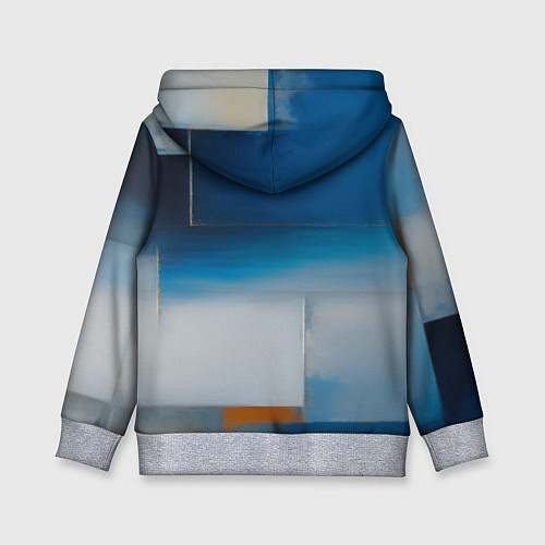Детская толстовка Синяя палитра / 3D-Меланж – фото 2