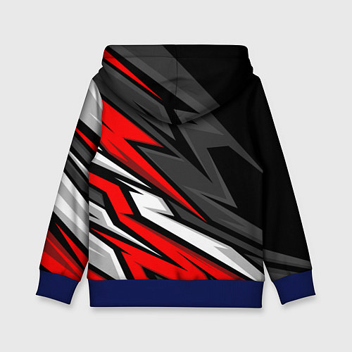 Детская толстовка Kawasaki - red uniform / 3D-Синий – фото 2