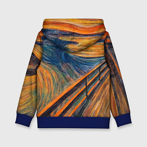 Детская толстовка Крик хомяка / 3D-Синий – фото 2