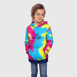 Толстовка-худи детская I Am Kenough Tie-Dye, цвет: 3D-синий — фото 2