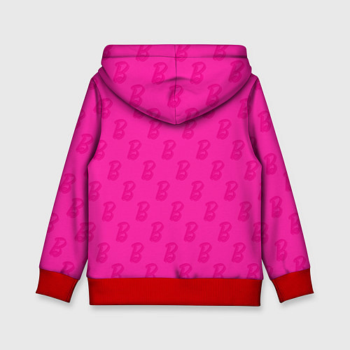 Детская толстовка Barbie russian / 3D-Красный – фото 2