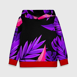 Детская толстовка Floral composition - neon