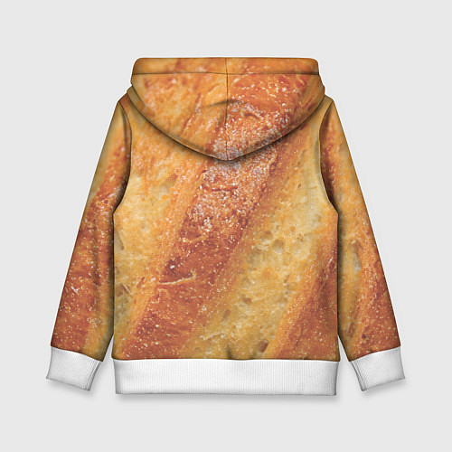 Детская толстовка Корочка батона / 3D-Белый – фото 2