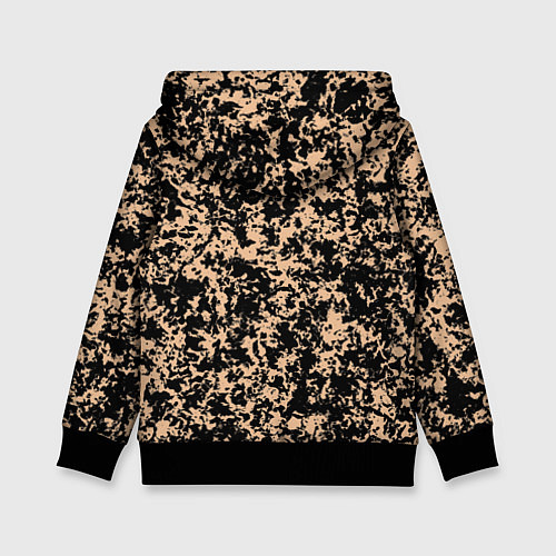 Детская толстовка Текстура пятнистый / 3D-Черный – фото 2