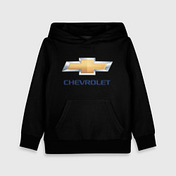 Толстовка-худи детская Chevrolet sport auto, цвет: 3D-черный