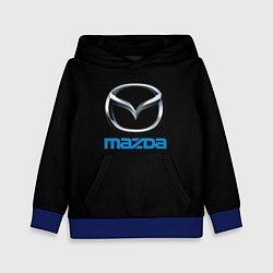 Толстовка-худи детская Mazda sportcar, цвет: 3D-синий