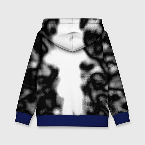 Детская толстовка Скандинавский узор душа / 3D-Синий – фото 2