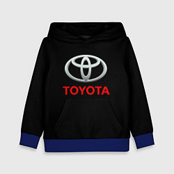 Толстовка-худи детская Toyota sport car, цвет: 3D-синий