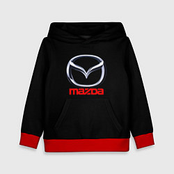 Толстовка-худи детская Mazda japan motor, цвет: 3D-красный