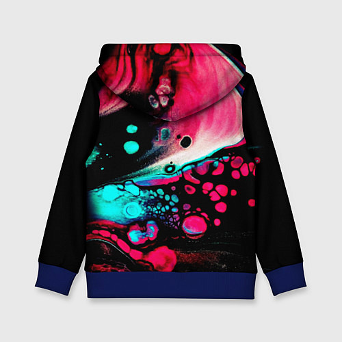 Детская толстовка Пигмент / 3D-Синий – фото 2