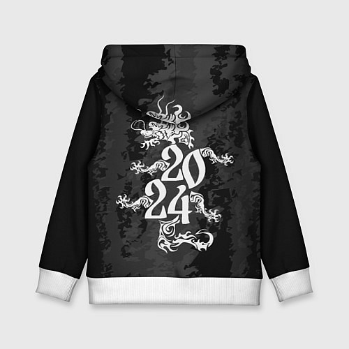 Детская толстовка Дракон форма 2024 / 3D-Белый – фото 2