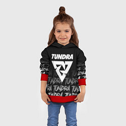 Толстовка-худи детская Tundra style, цвет: 3D-красный — фото 2