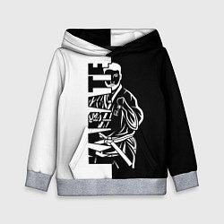 Толстовка-худи детская Karate, цвет: 3D-меланж