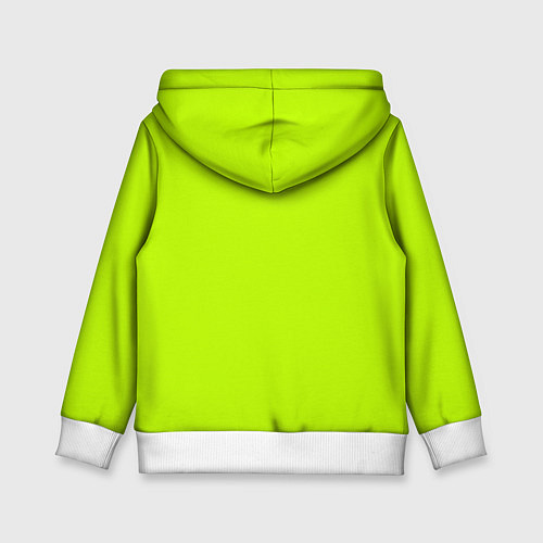 Детская толстовка Лама - альпака в розовых очках / 3D-Белый – фото 2