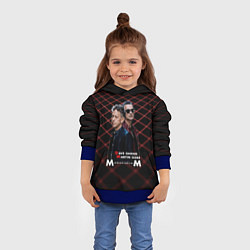 Толстовка-худи детская Depeche Mode - Dave Martin memento mori tour, цвет: 3D-синий — фото 2