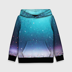 Детская толстовка Футуристичный город и конфетти