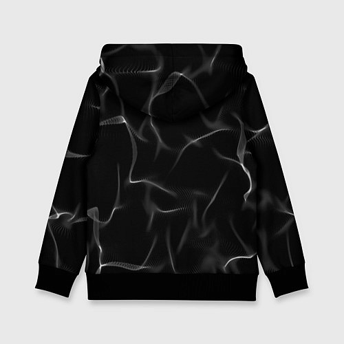 Детская толстовка Узор дыма / 3D-Черный – фото 2