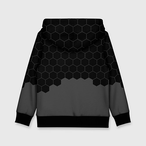 Детская толстовка Among Us glitch на темном фоне посередине / 3D-Черный – фото 2