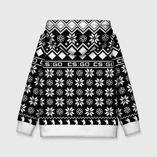 Детская толстовка CS GO christmas sweater / 3D-Белый – фото 2