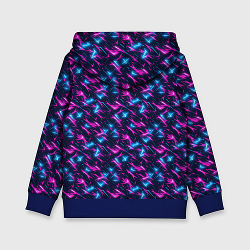 Детская толстовка Неоновый бум / 3D-Синий – фото 2