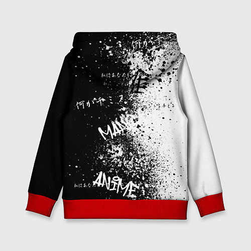 Детская толстовка Маки Зенин из Jujutsu kaisen / 3D-Красный – фото 2