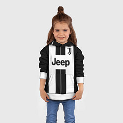 Толстовка-худи детская Juventus collection, цвет: 3D-белый — фото 2