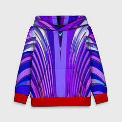 Детская толстовка Фиолетовые линии и полосы
