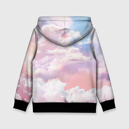 Детская толстовка Спыт в облаках / 3D-Черный – фото 2