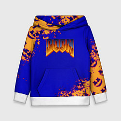 Толстовка-худи детская Doom x marshmallow, цвет: 3D-белый