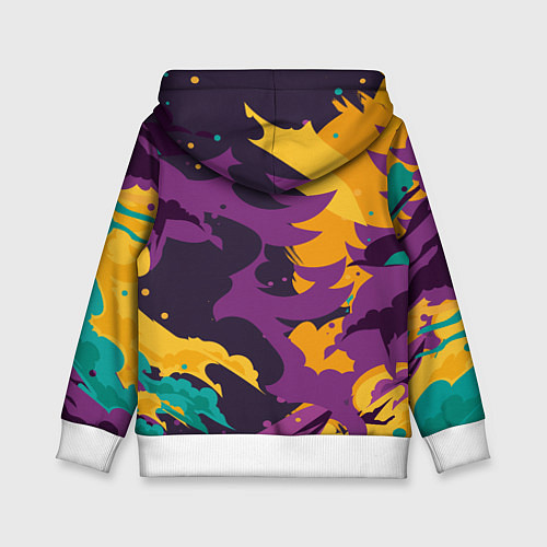 Детская толстовка Стильный хиппи в очках / 3D-Белый – фото 2