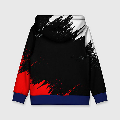 Детская толстовка BMW краски белые и красные / 3D-Синий – фото 2