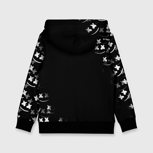 Детская толстовка Marshmello black collection / 3D-Черный – фото 2