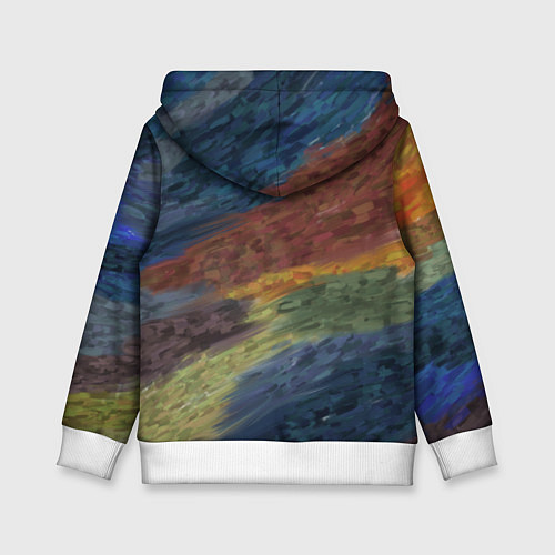 Детская толстовка Крик енота / 3D-Белый – фото 2