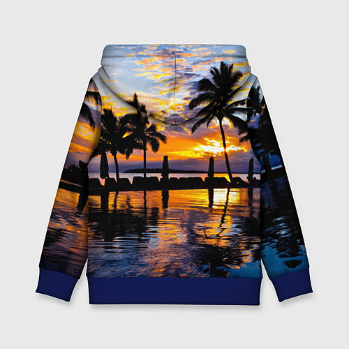 Детская толстовка Grand theft auto 6 vice city / 3D-Синий – фото 2