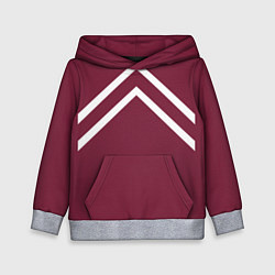 Толстовка-худи детская Бордовая кофта костюм Марата - слово пацана сериал, цвет: 3D-меланж