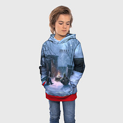 Толстовка-худи детская STALKER 2 новички на кордоне, цвет: 3D-красный — фото 2